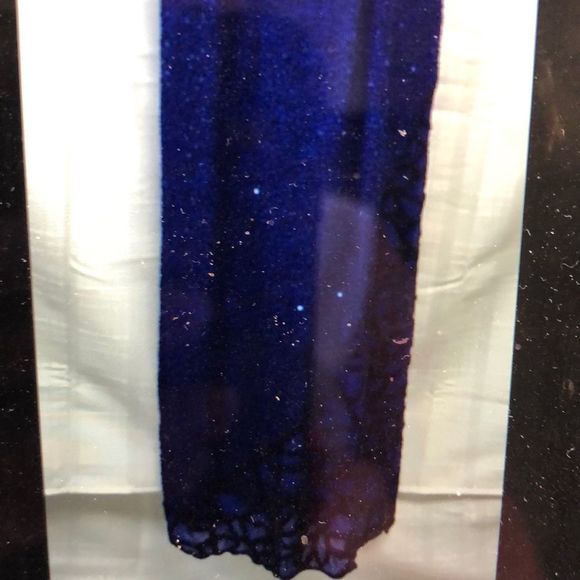 Scala 💯 Silk Beaded Size L Blue and Black beads - Picture 10 of 13